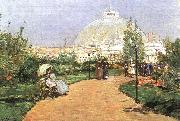 Childe Hassam The Chicago Exhibition, Crystal Palace china oil painting artist